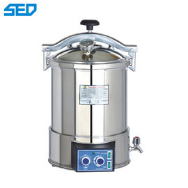 Machine portative de stérilisateur de vapeur de pression d'équipement pharmaceutique médical de machines de la gamme 0-60min de minuterie de SED-250P