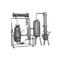 Extracteur d'équipement de distillation d'huile essentielle de chemin court de lavande