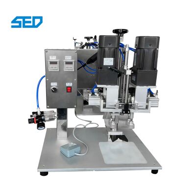 Machine de capsulage de tête de pulvérisation semi-automatique pour bouteilles