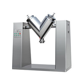 Machine de mélangeur de poudre de laboratoire à grande vitesse Standard 50L mélangeur de type V en acier inoxydable