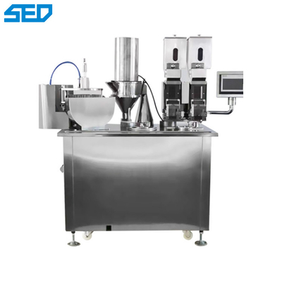 Machine de remplissage de capsules semi-automatique avec système de verrouillage horizontal