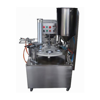 Machine de scellement automatique de remplissage de tasses de liquide de type rotatif