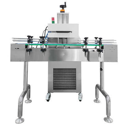 Machine d'étanchéité par induction à base de feuille d'aluminium à refroidissement par eau pour bouteilles de 20 à 300 ml