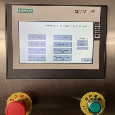 Petite machine de remplissage pharmaceutique automatique de capsule 380V 50Hz moteur de 3 phases