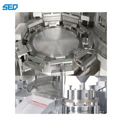 Machine de remplissage de capsules automatique à haute vitesse contrôlée par PLC