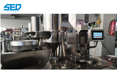 Machine de remplissage de capsules semi-automatique avec système de verrouillage horizontal