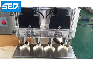 Machine de comptage de capsules semi-automatique en acier inoxydable de type table
