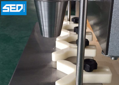 Utilisation en laboratoire Machine de comptage de comprimés et de capsules à deux têtes en acier inoxydable semi-automatique