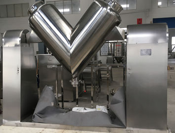 Machine de mélangeur de poudre de laboratoire à grande vitesse Standard 50L mélangeur de type V en acier inoxydable