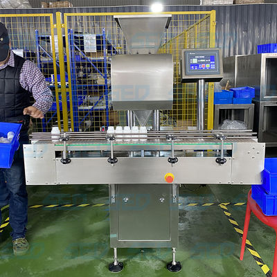 Compteur de comprimés en caoutchouc capsule et machine de remplissage de bouteille