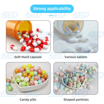 Bonbons semi-automatiques gros comprimés gel Vc capsules poche sachet d'emballage capsule et comprimé machine de comptage