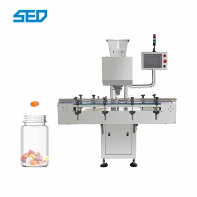 Machine de comptage des capsules en acier inoxydable à 12 canaux 10 à 50 bouteilles/min