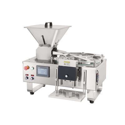 La vibration de deux têtes d'acier inoxydable capsulent compter la machine avec automatique
